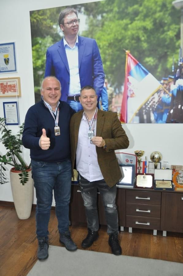 Opštinu Zvezdara posetili proslavljeni sportisti Ilija Jorga i Nenad ...